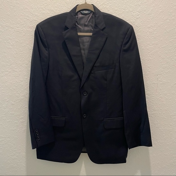 Pronto Uomo Modern Suit Charcoal Suit 100% Wool